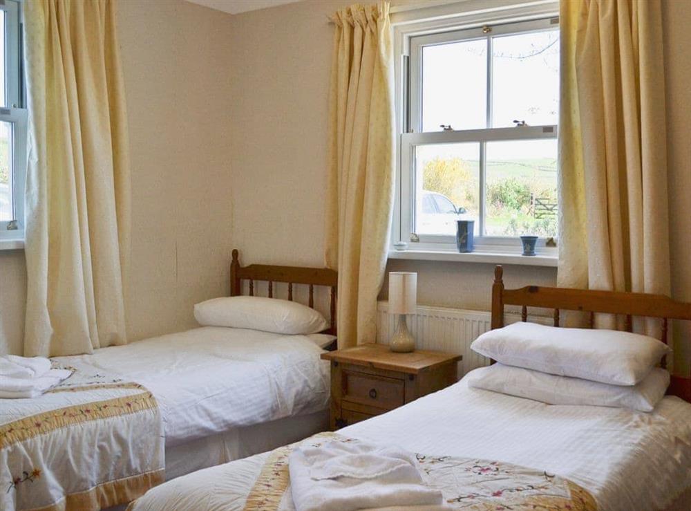Twin bedroom at Trew House in Stratton, Bude., Cornwall