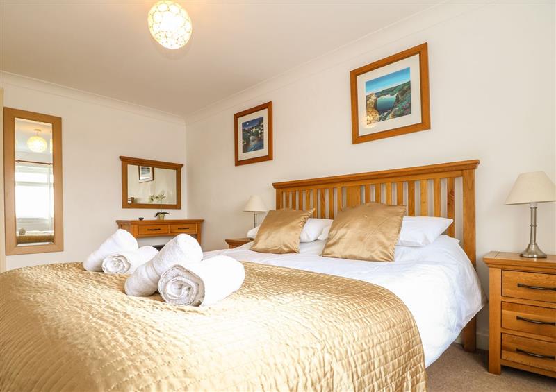 One of the 4 bedrooms at Trewenna, Mullion