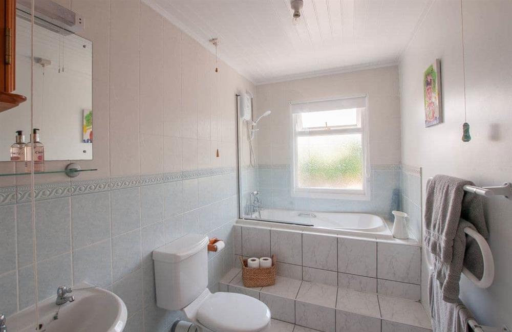 This is the bathroom at Trewern in Aberdaron, Gwynedd