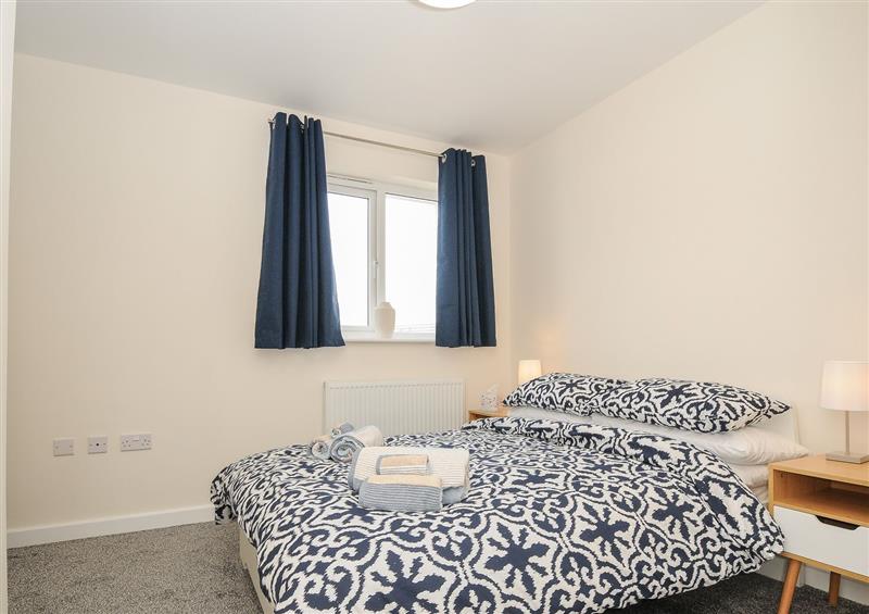 One of the bedrooms at Trewhiddle Retreat, St Austell