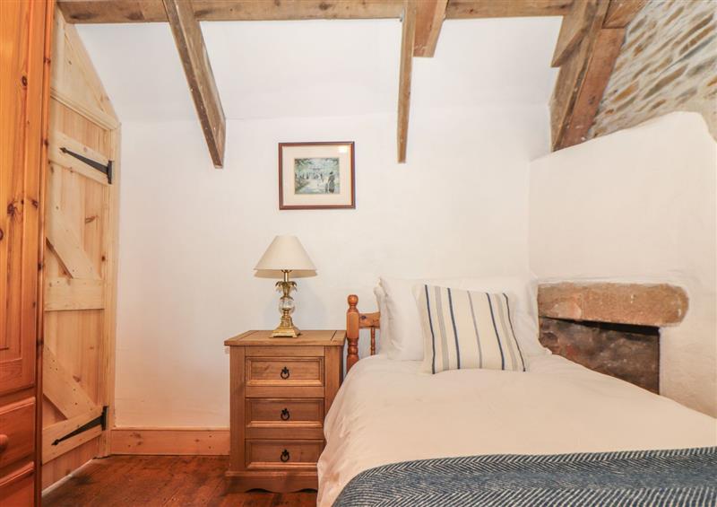 One of the bedrooms at Trewince Manor Cottage, Portscatho