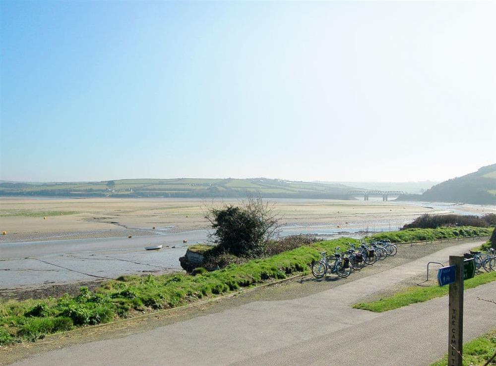 Camel Trail at Trewithen Bungalow in St Merryn, near Padstow, Cornwall