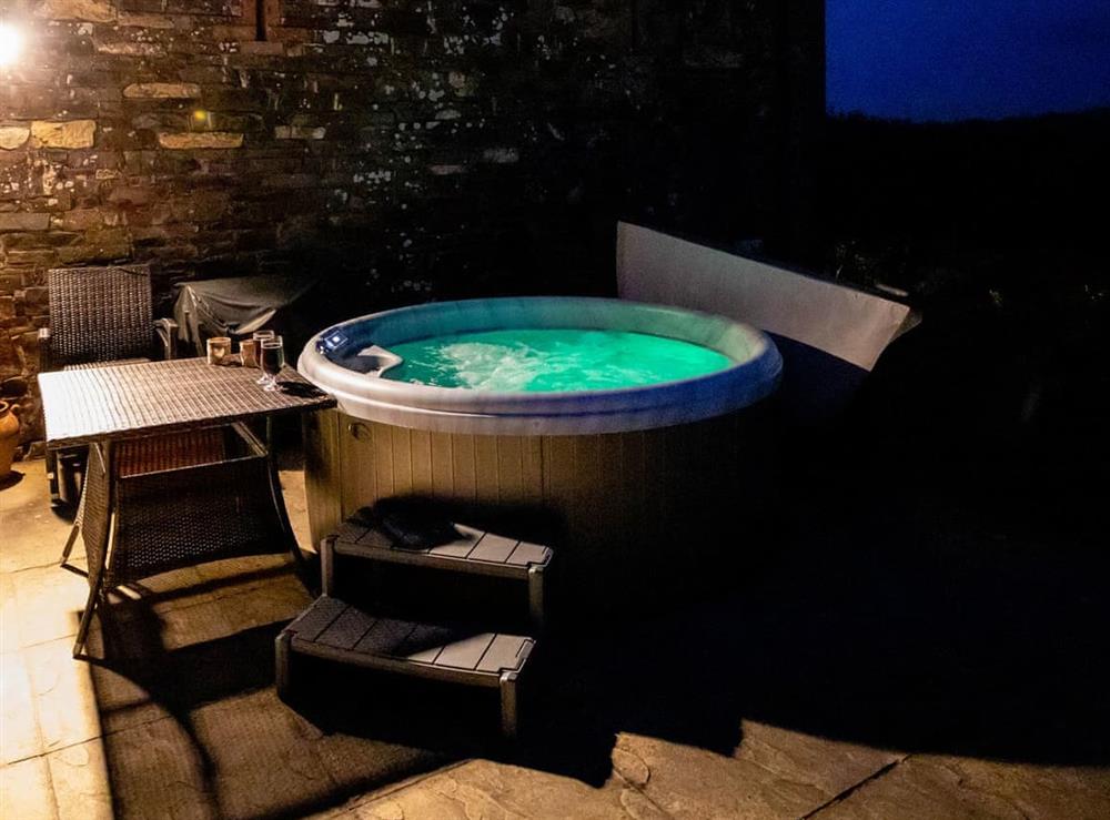 Hot tub at Duchy, 