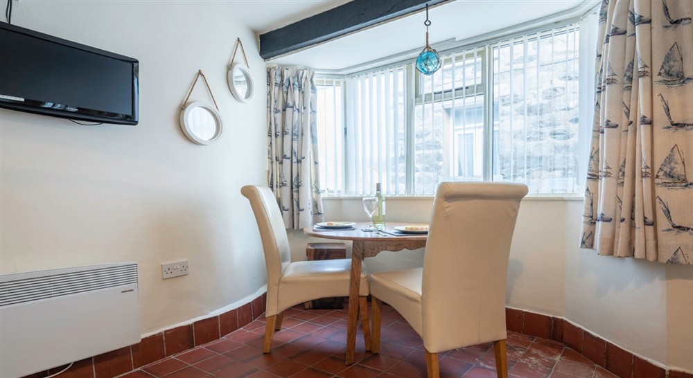The dining area at Tri-a- Hanner in Gwynedd, North Wales