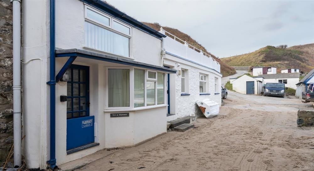 The exterior of Tri-A-Hanner, Morfa Nefyn, Gwynedd at Tri-a- Hanner in Gwynedd, North Wales