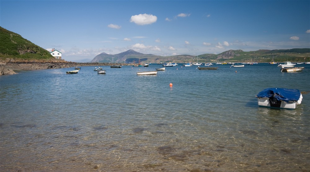 The surrounding area at Tri-a- Hanner in Gwynedd, North Wales