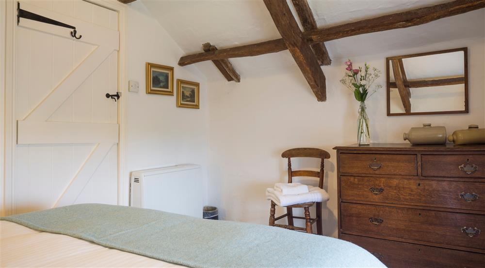 The double bedroom at Triggabrowne Dairy Cottage in Lanteglos-by-fowey, Cornwall
