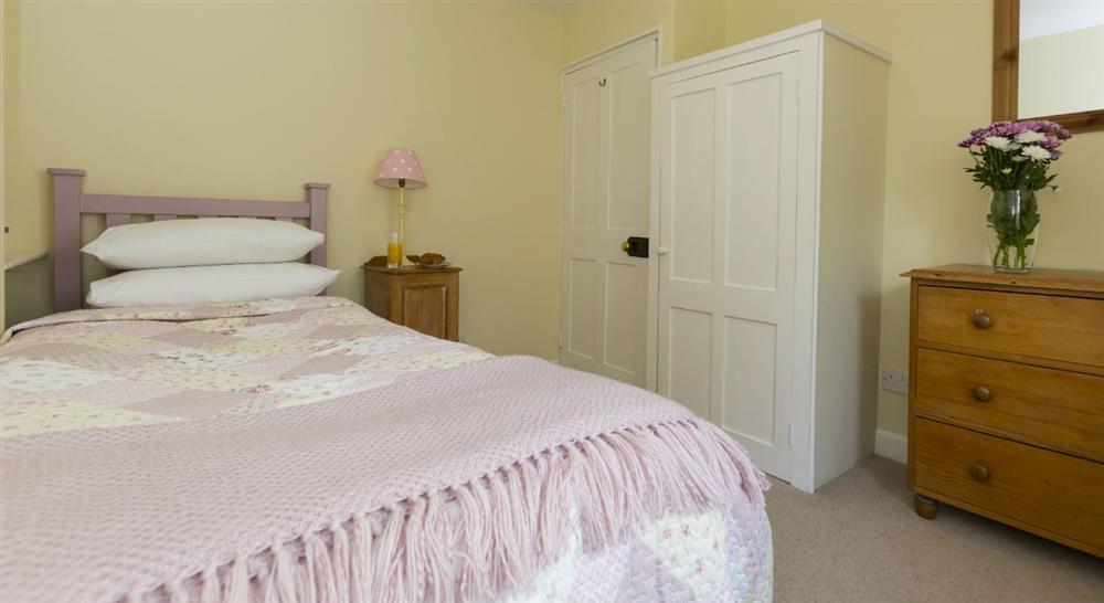 The single bedroom at Triggabrowne Meadow Cottage in Lanteglos-by-fowey, Cornwall