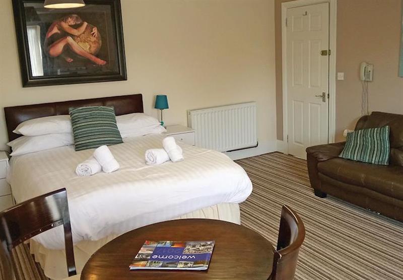 Double bedroom in the Lee Studio at Trimstone Cottages in Trimstone, North Devon