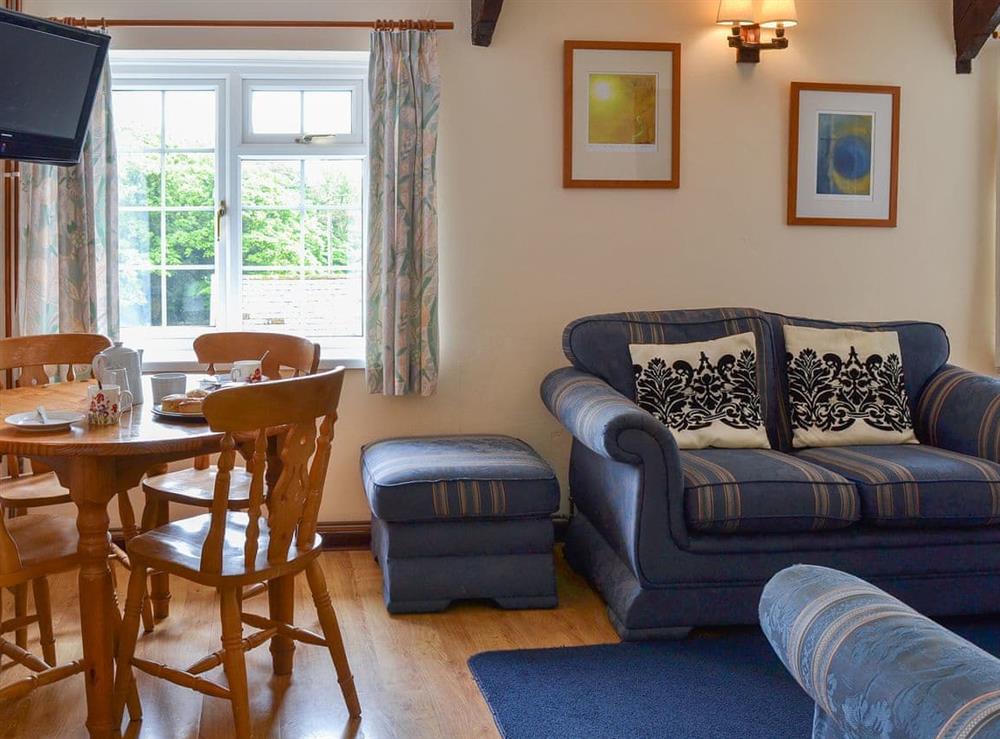 Spacious open plan living area at Gate Cottage, 