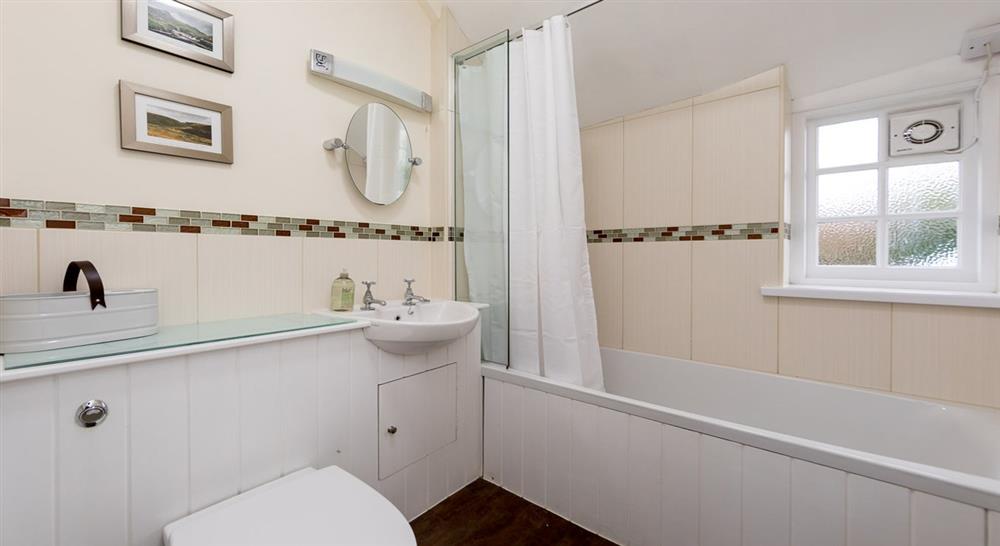 The bathroom at Trinity Cottage in Exeter, Devon