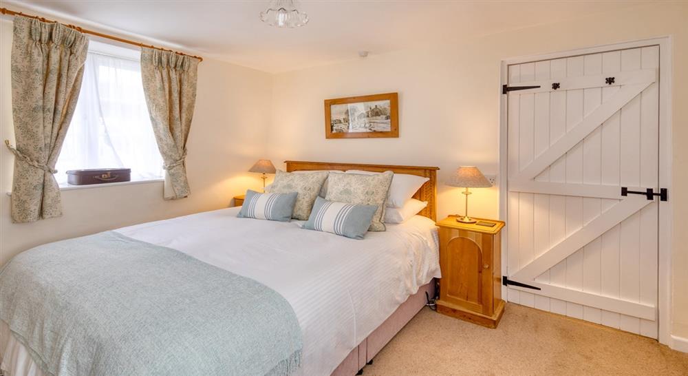 The double bedroom at Trinity Cottage in Exeter, Devon