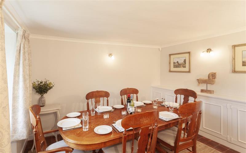 This is the dining room at Trinity Cottage, Roadwater
