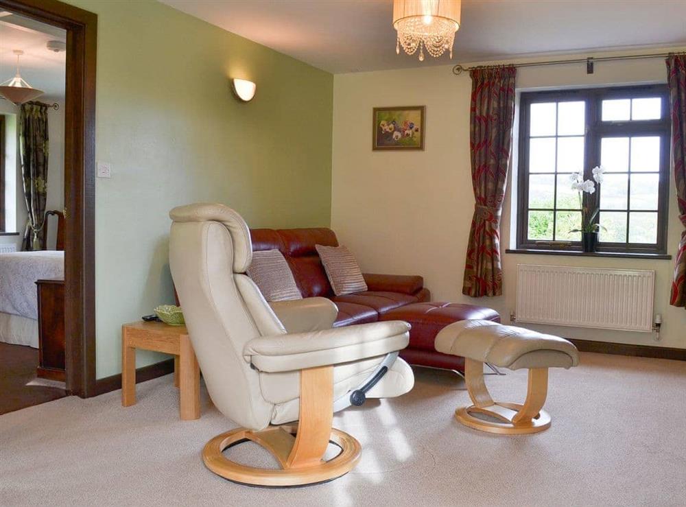 Comfortable and peaceful living space at Tripp Cottage in St Neot, near Liskeard, Cornwall