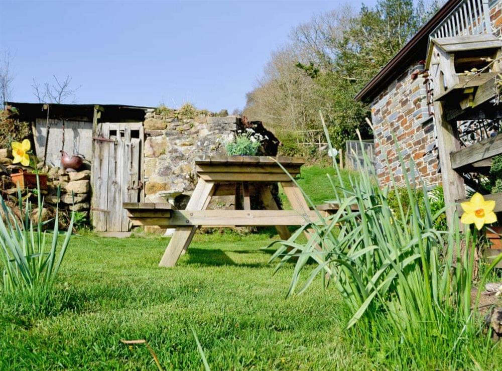 Garden at Tripp Cottage in St Neot, near Liskeard, Cornwall