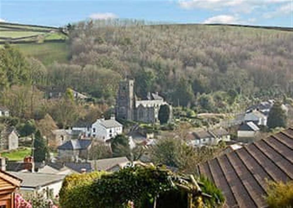 View at Tripp Cottage in St Neot, near Liskeard, Cornwall