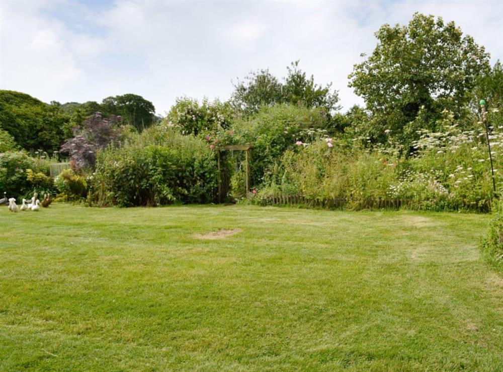 Garden at Tripps Farm in Alweston, near Sherborne, Dorset