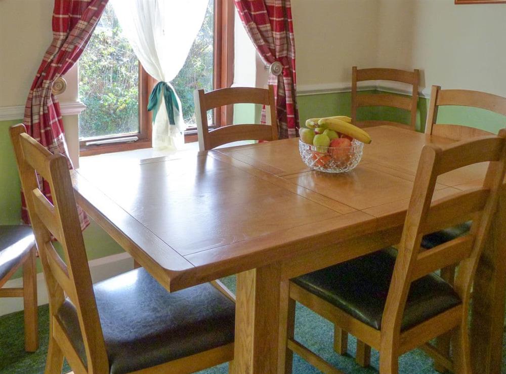 Light and airy dining room at Stream Cottage, 