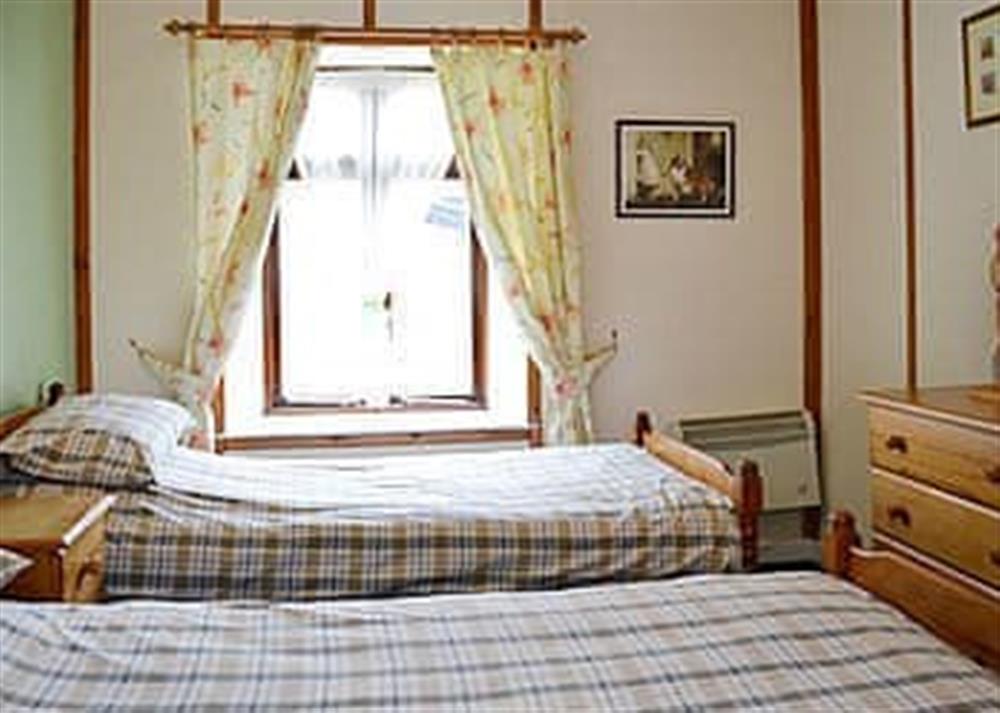 Twin bedroom at Stream Cottage, 