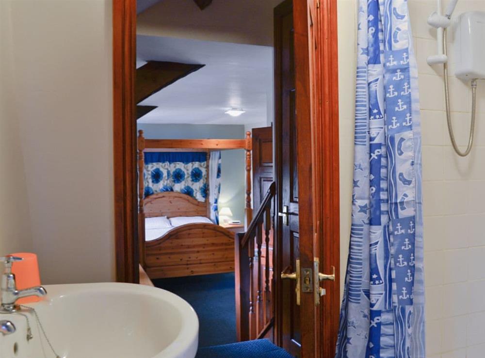 Shower room at Whortleberry Cottage, 