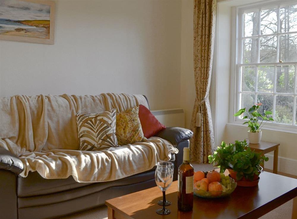 Comfortable living room at Tristans in Lostwithiel, Cornwall