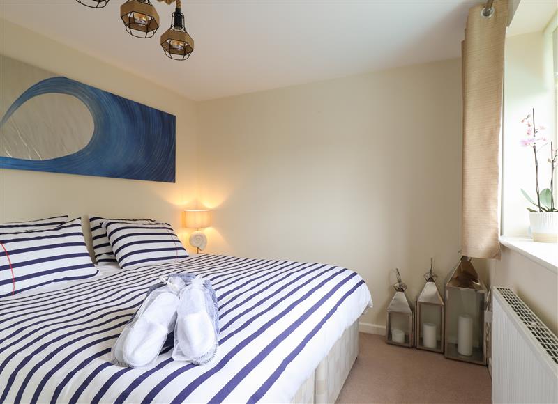 One of the bedrooms at Tritons Retreat, Moelfre