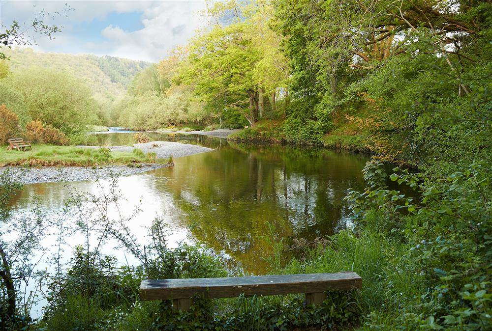 The beautiful River Rheidol, close to Troedrhiwfawr at Troedrhiwfawr, Aberystwyth