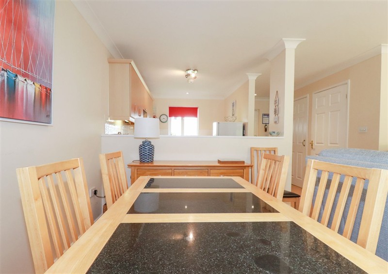 Dining room at Trouts Reach, Goldenbank near Budock Water