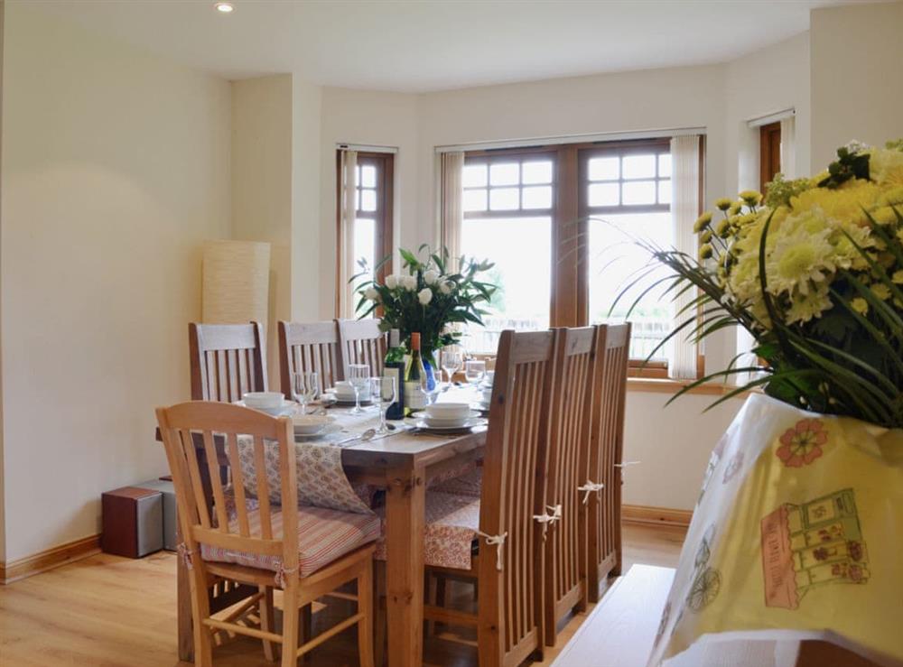 Dining room at Truim Cottage in Dalwhinnie, Inverness-Shire