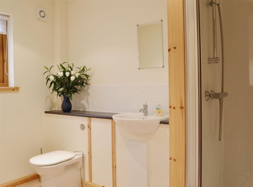 Shower room at Truim Cottage in Dalwhinnie, Inverness-Shire