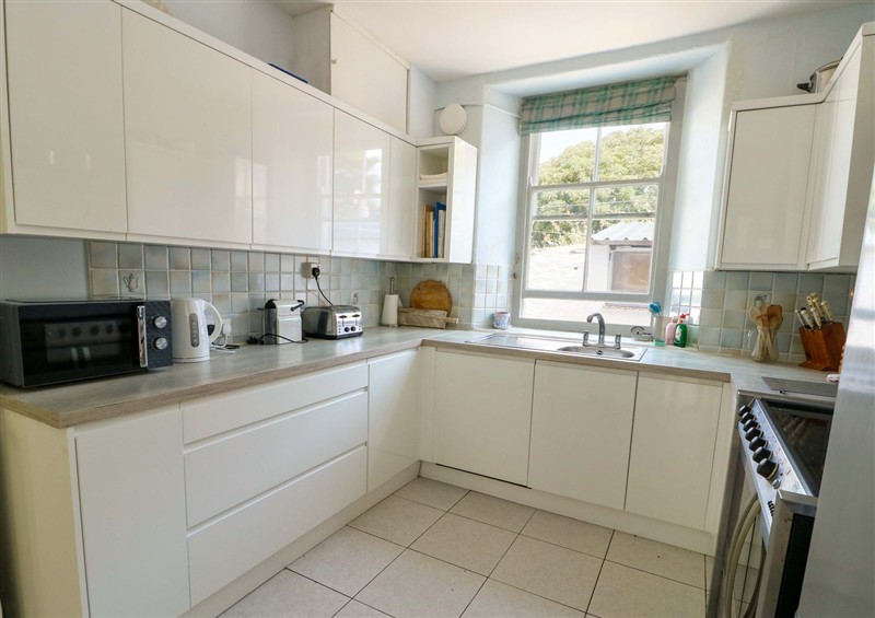 The kitchen at Trwst Y Don, Rhosneigr