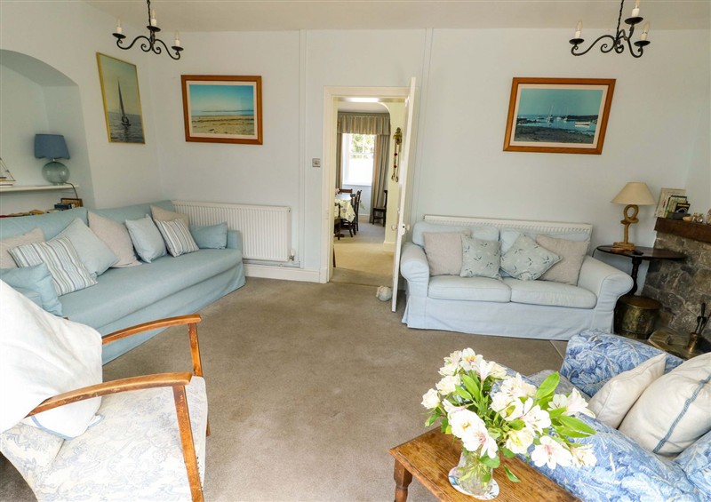 The living room at Trwst Y Don, Rhosneigr