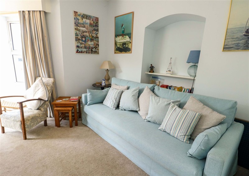 This is the living room at Trwst Y Don, Rhosneigr