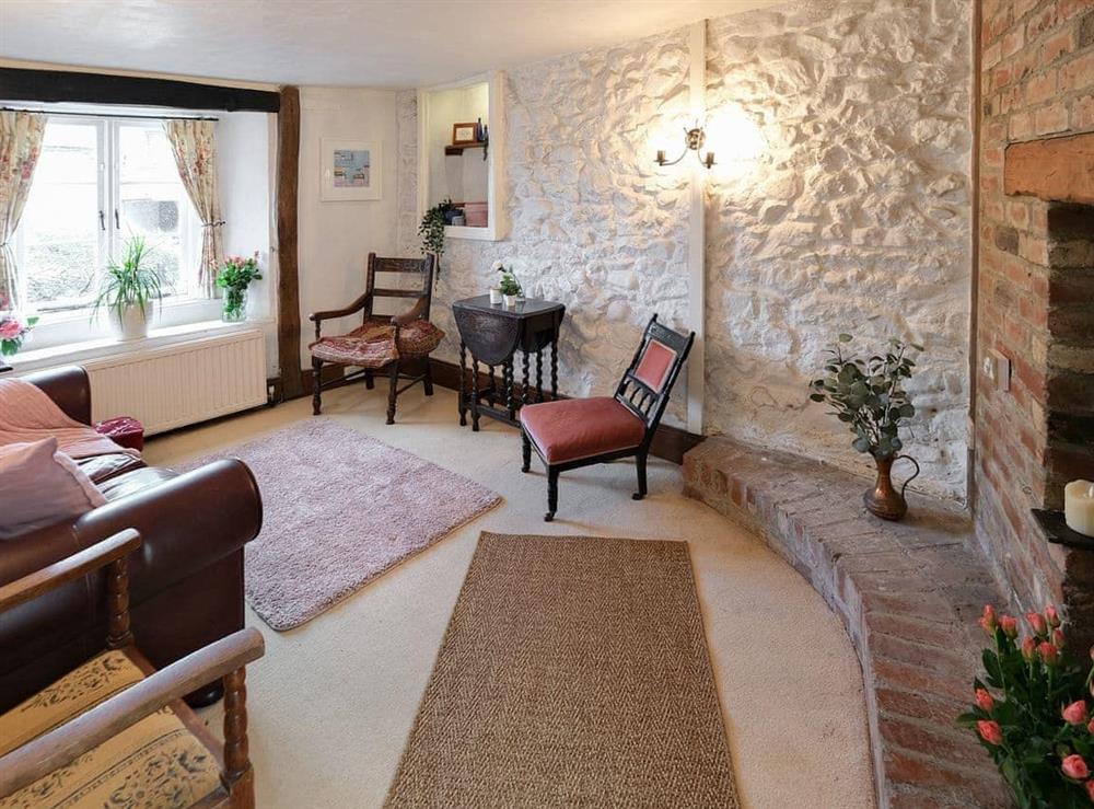 Living room at Tubs Cottage in Kingsteignton, near Newton Abbot, Devon