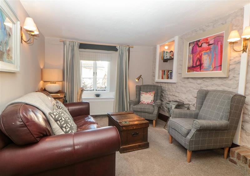 Relax in the living area at Tubs Cottage, Kingsteignton