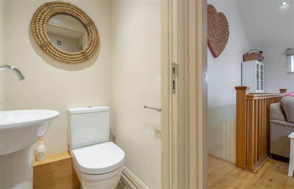 First floor: Cloakroom at Tucked Away Cottage, Langham  near Holt