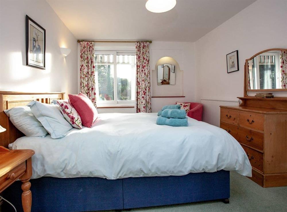 Double bedroom at Tuckenhay Mill House in Bow Creek, Nr Totnes, South Devon., Great Britain