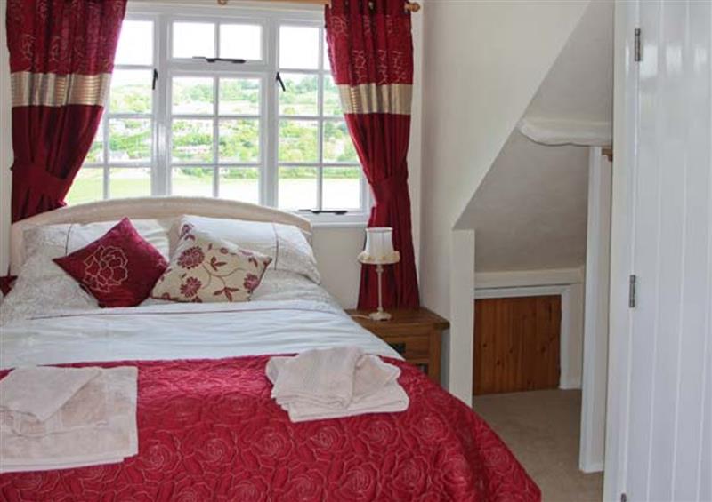 One of the  bedrooms at Tuckermarsh Quay River Cottage 2, Tavistock