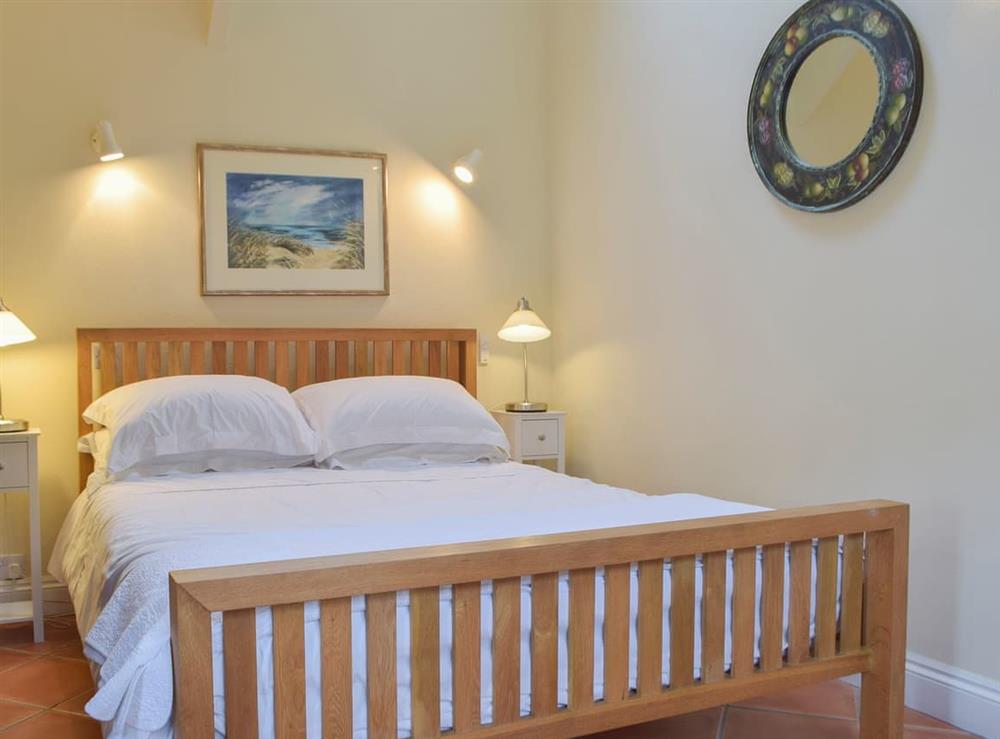 Double bedroom at Tucking Cottage in Treffgarne, near Haverfordwest, Dyfed
