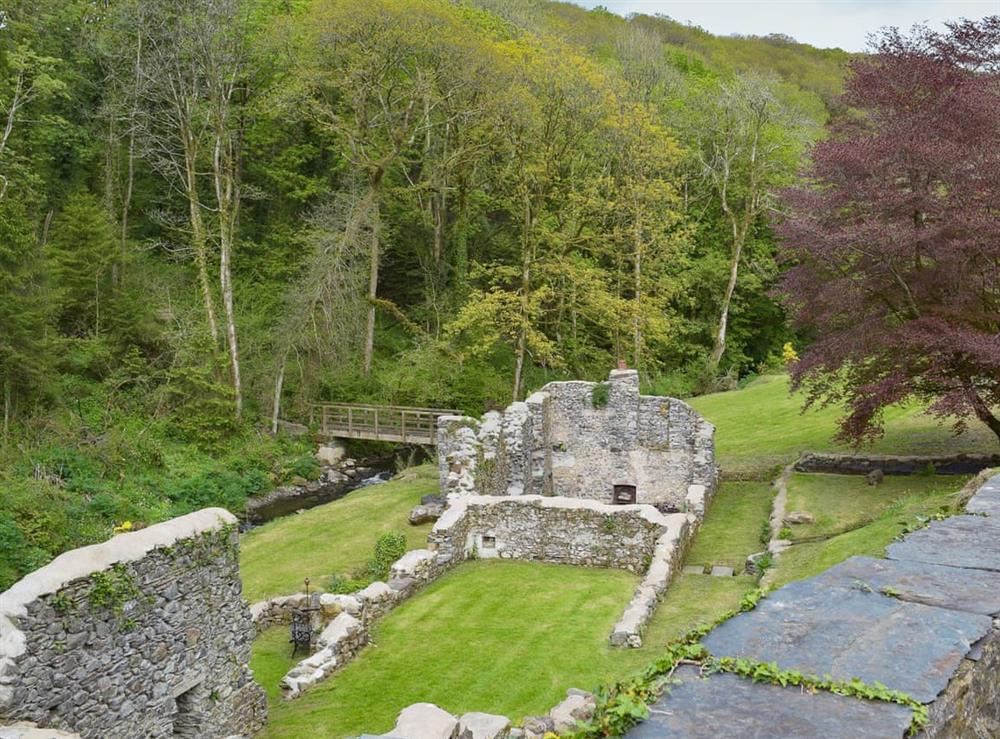 Ruins of the former mill at Tucking Cottage in Treffgarne, near Haverfordwest, Dyfed