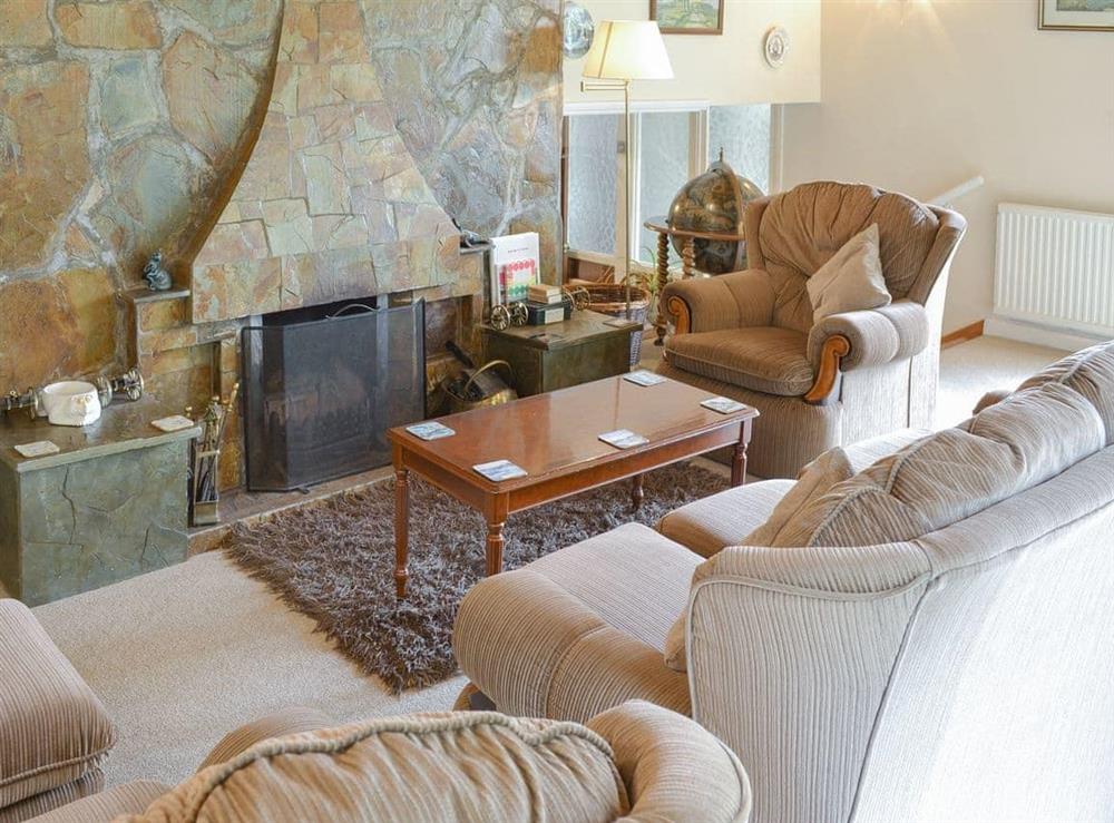 Characterful living room at Tucstan in Constantine, near Falmouth, Cornwall