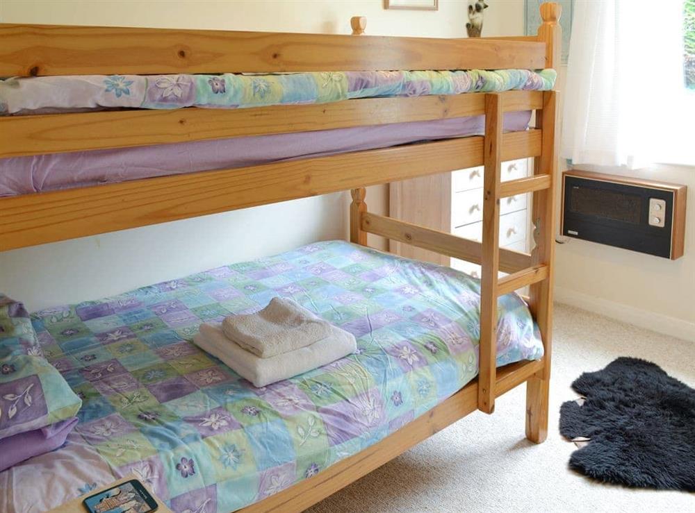 Good-sized bunk bedroom at Tucstan in Constantine, near Falmouth, Cornwall