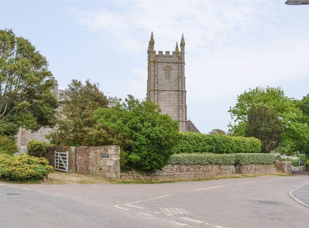 Historic church in Constantine village at Tucstan in Constantine, near Falmouth, Cornwall