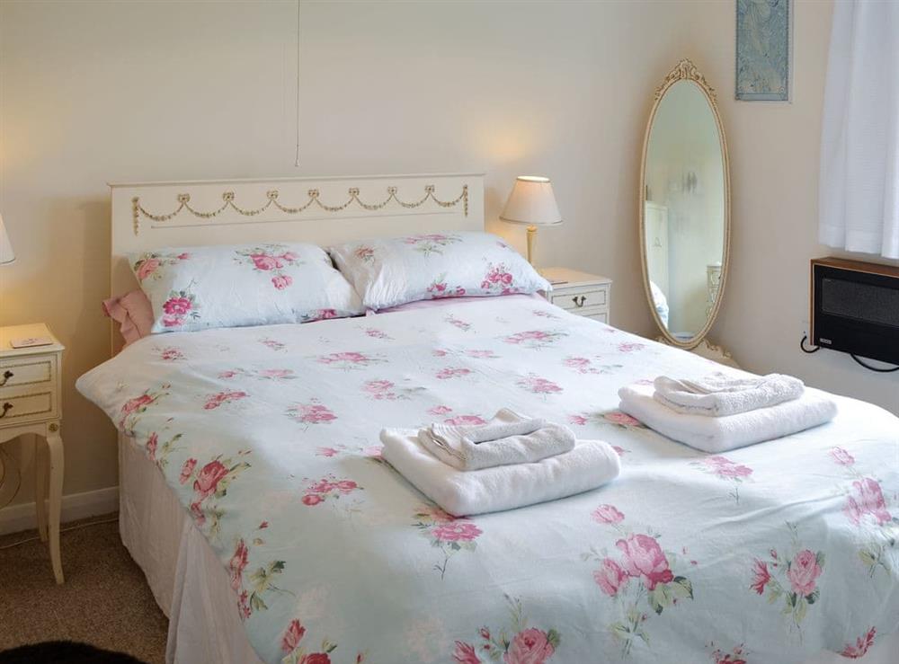 Relaxing double bedroom at Tucstan in Constantine, near Falmouth, Cornwall