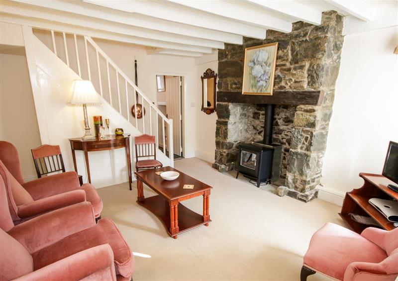 This is the living room at Tudor Cottage, Conwy