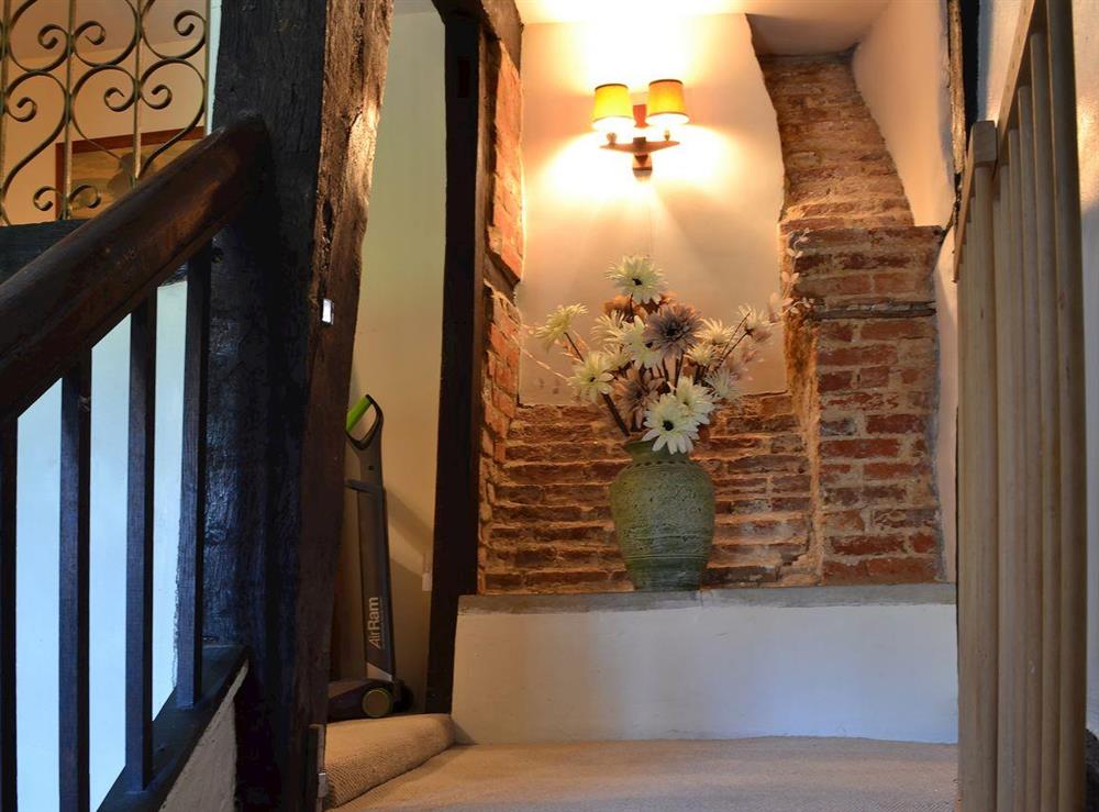 Small landing area at Tudor Cottage in Romsey, Hampshire