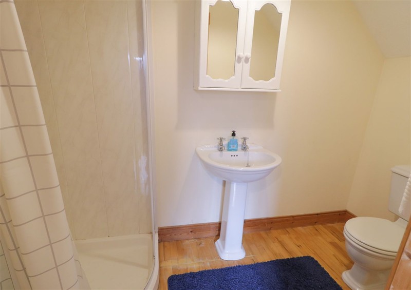 This is the bathroom at Tudor Lodge, Bryansford near Newcastle