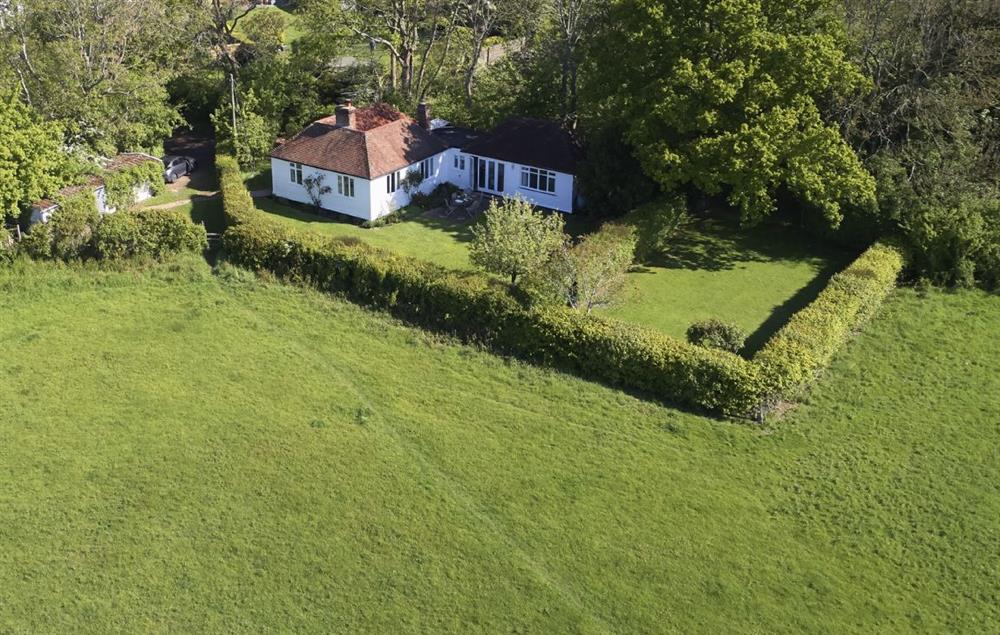 Aerial view of Tufton Croft and surrounding countryside at Tufton Croft, Wittersham