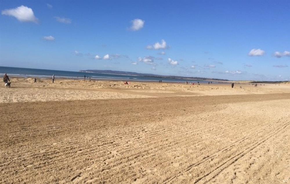 Camber Sands is just a short drive from Tufton Croft