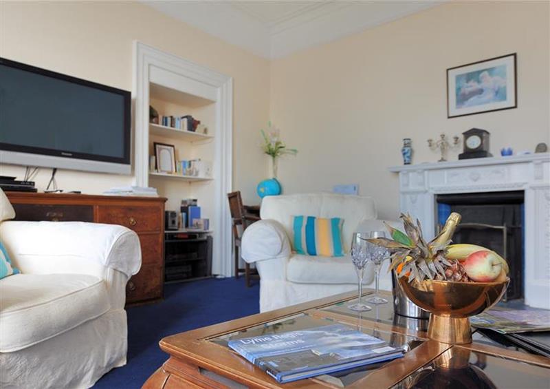 The living area at Tulip Tree Apartment, Lyme Regis